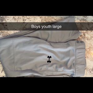 Boys youth large under armour baseball pants